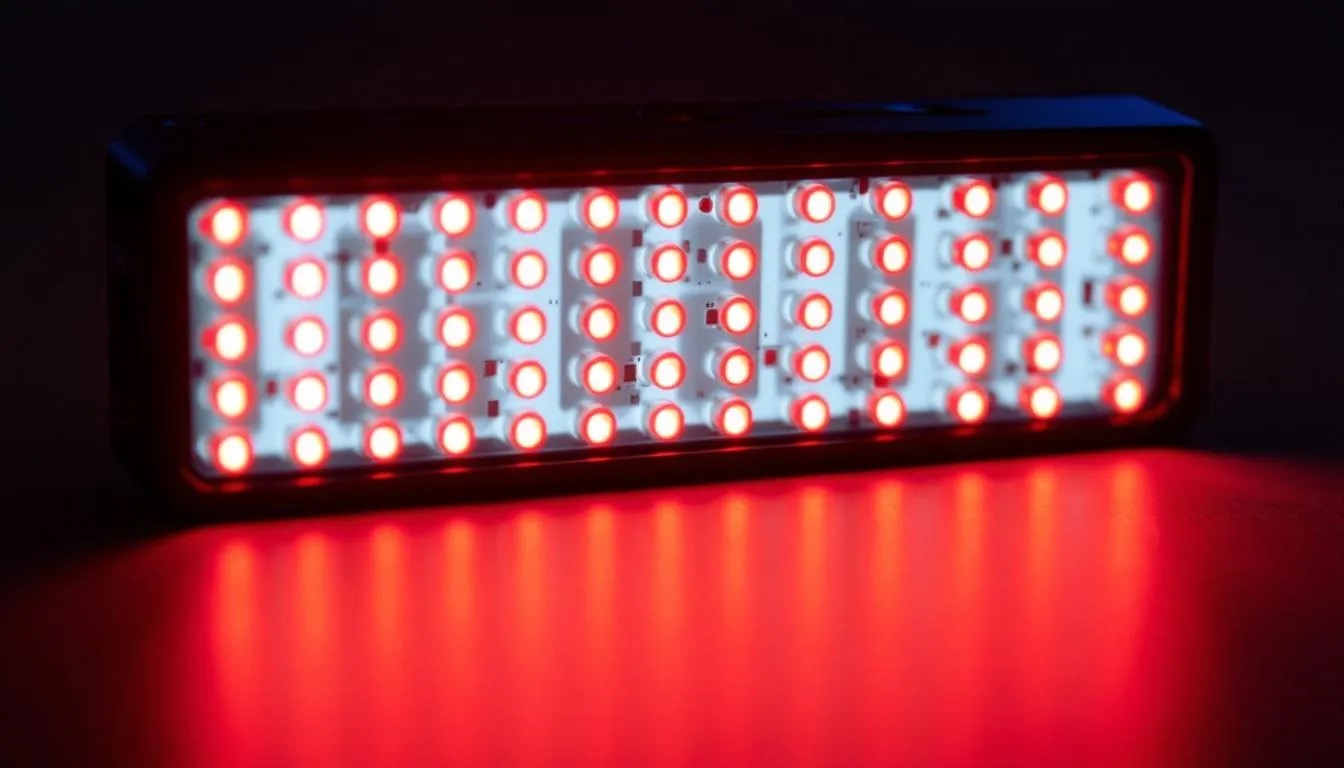 Red light therapy device setup and positioning